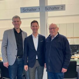 Austausch mit Bürgermeister Frank Inderthal und Landrat Andreas Müller (Siegen-Wittgenstein) über die Zusammenarbeit der Landkreise