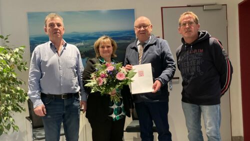 Ehrenbrief des Landes für Sibylle Dörr aus Hohenahr-Erda